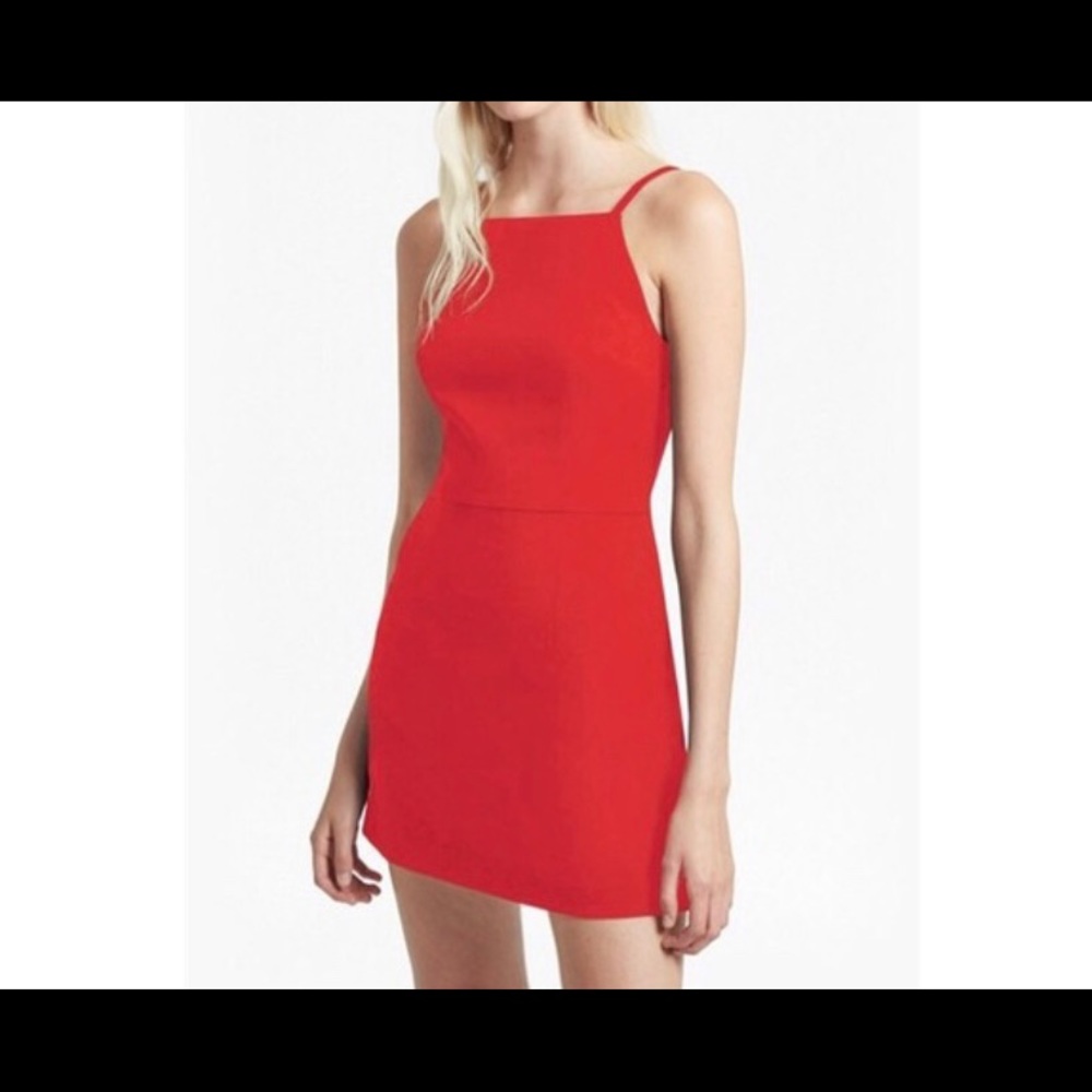 COPY - French Connection Whisper Square Neck Mini Dress